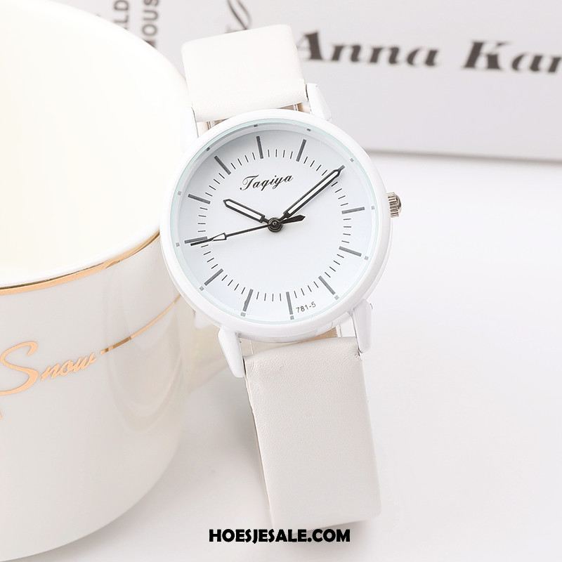 Horloges Dames Student Eenvoudig Strass Schattig Mini Winkel