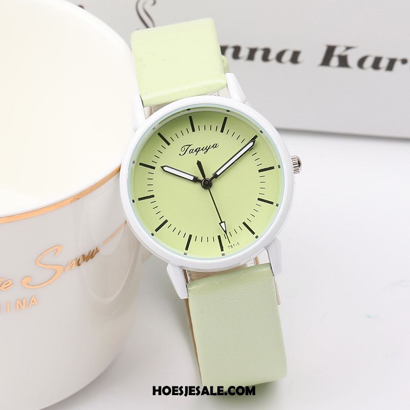 Horloges Dames Student Eenvoudig Strass Schattig Mini Winkel