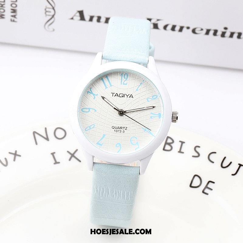 Horloges Dames Student Eenvoudig Strass Schattig Mini Winkel