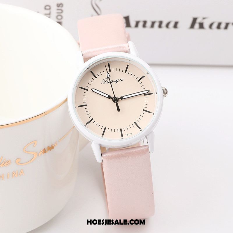 Horloges Dames Student Eenvoudig Strass Schattig Mini Winkel