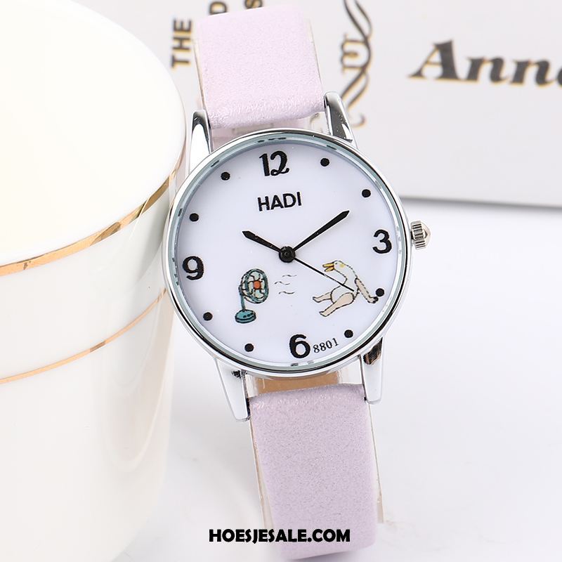 Horloges Dames Student Mini Vrouwen Zacht Gemiddelde Kopen