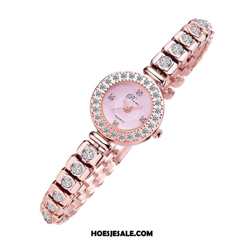 Horloges Dames Student Roze Horloge Armbanden Mode Sale