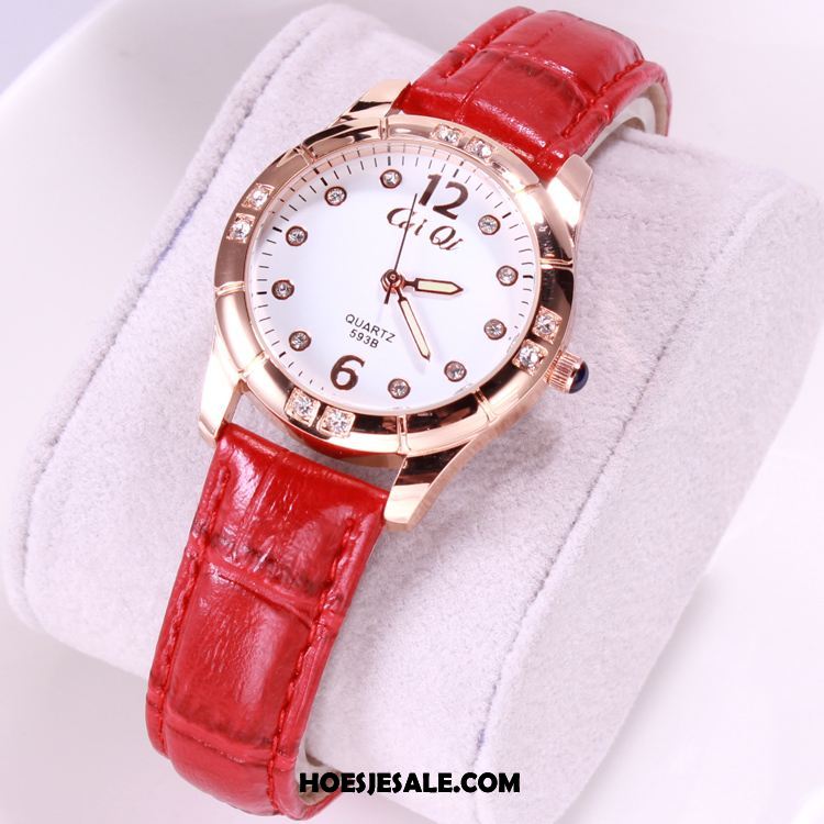 Horloges Dames Student Vers Vrouwen Riem Horloge Online