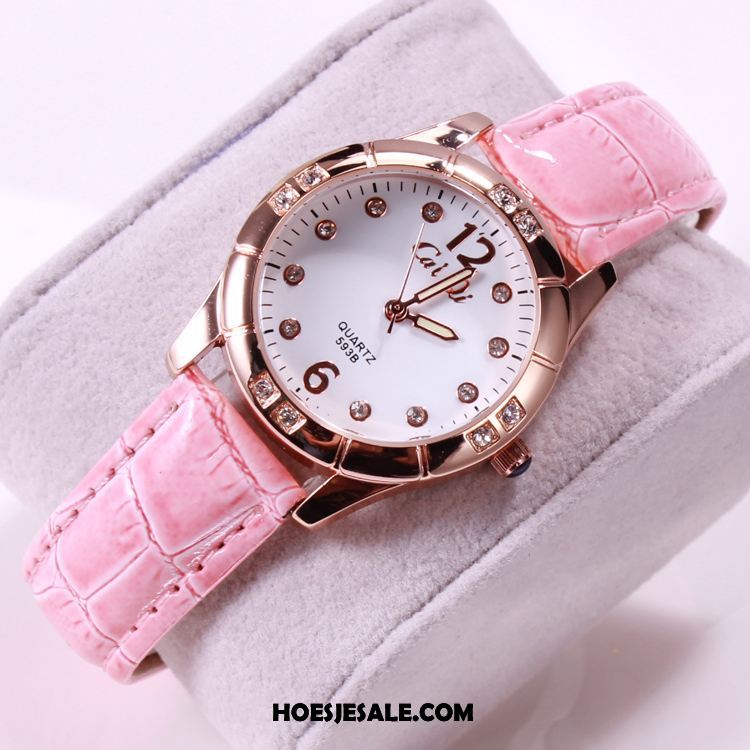 Horloges Dames Student Vers Vrouwen Riem Horloge Online