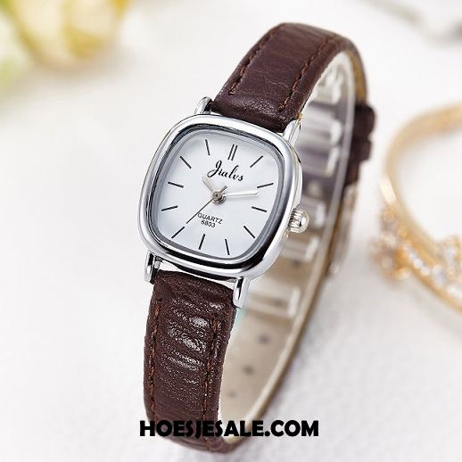 Horloges Dames Trend Vintage Casual Riem Horloge Korting