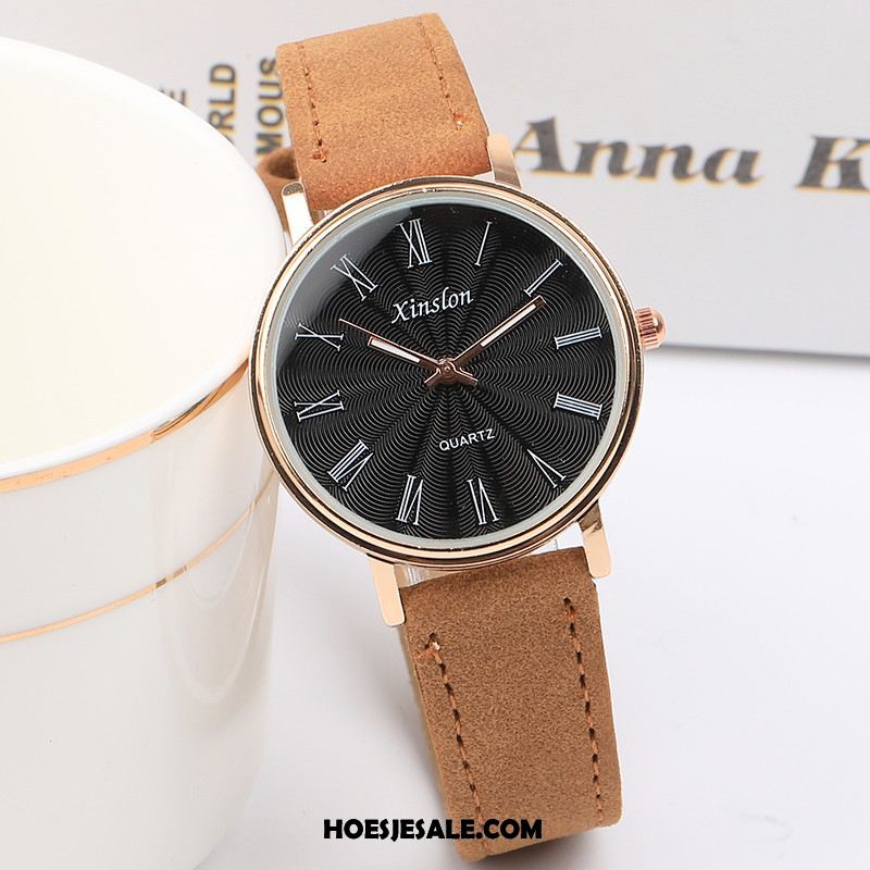 Horloges Dames Vintage Trend Elegante Vers Vrouwen Korting