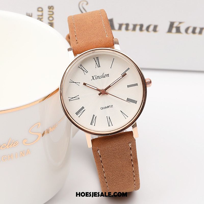 Horloges Dames Vintage Trend Elegante Vers Vrouwen Korting