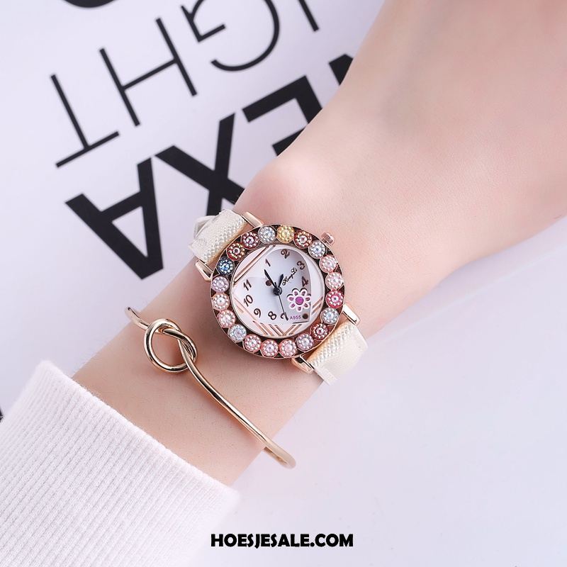 Horloges Dames Vlinder Kind Mini Horloge Student Goedkoop