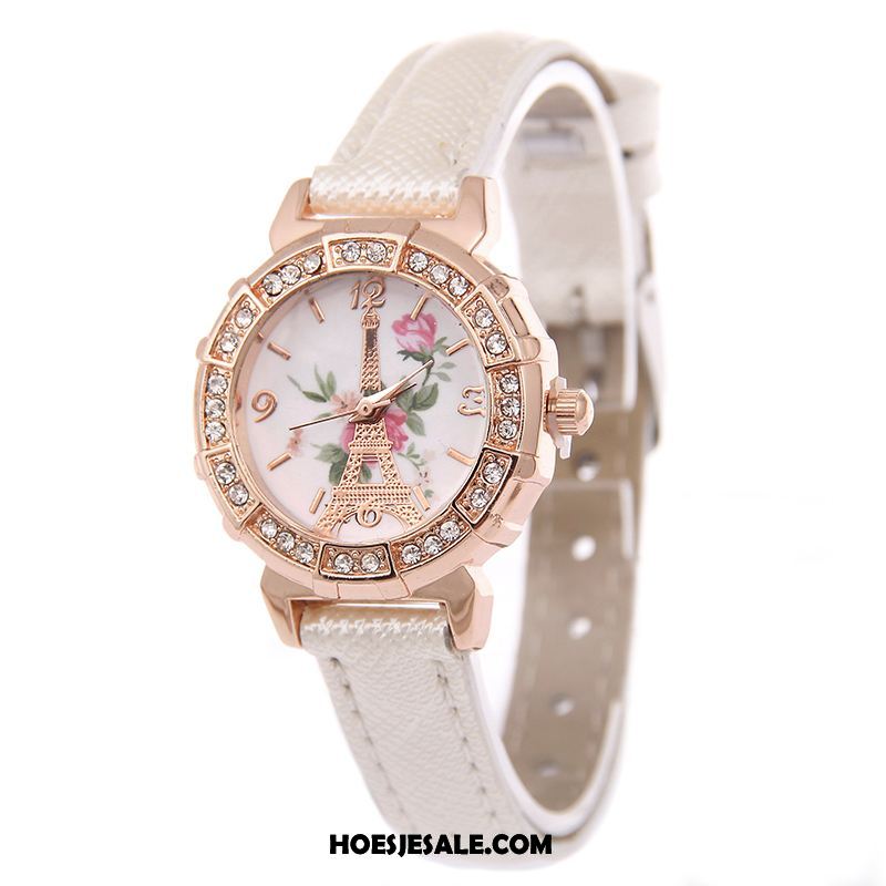 Horloges Dames Vlinder Kind Mini Horloge Student Goedkoop