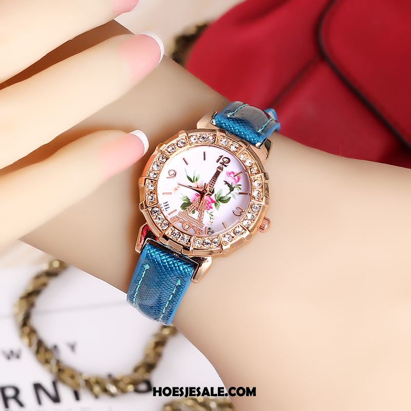 Horloges Dames Vlinder Kind Mini Horloge Student Goedkoop