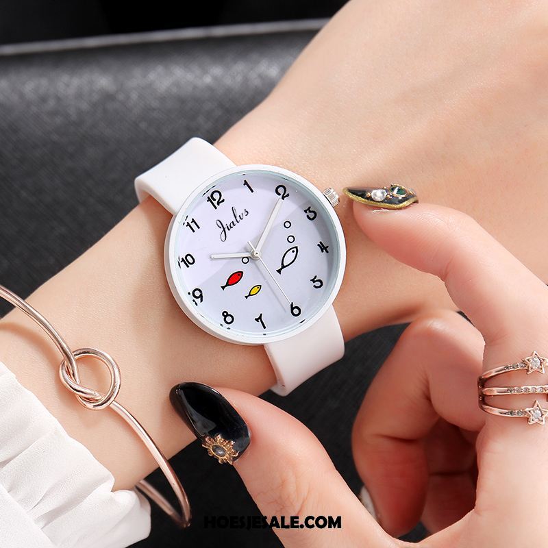 Horloges Dames Vrouwen Eenvoudig Student Trend Mannen Goedkoop