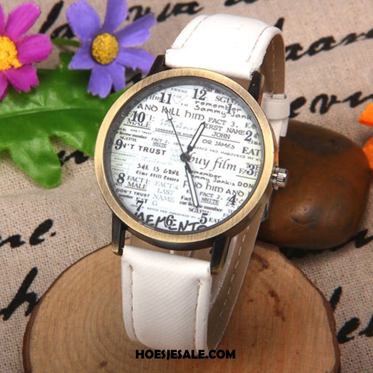 Horloges Dames Vrouwen Horloge Alle Wedstrijden Groen Quartz Horloge Goedkoop