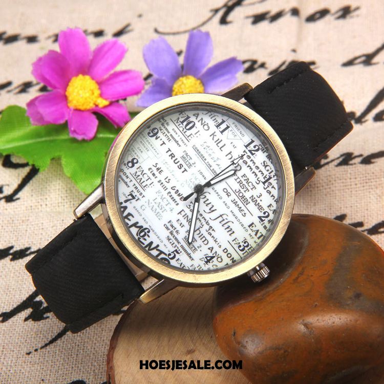 Horloges Dames Vrouwen Horloge Alle Wedstrijden Groen Quartz Horloge Goedkoop