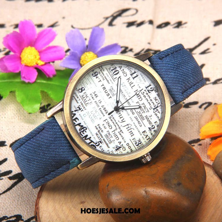 Horloges Dames Vrouwen Horloge Alle Wedstrijden Groen Quartz Horloge Goedkoop