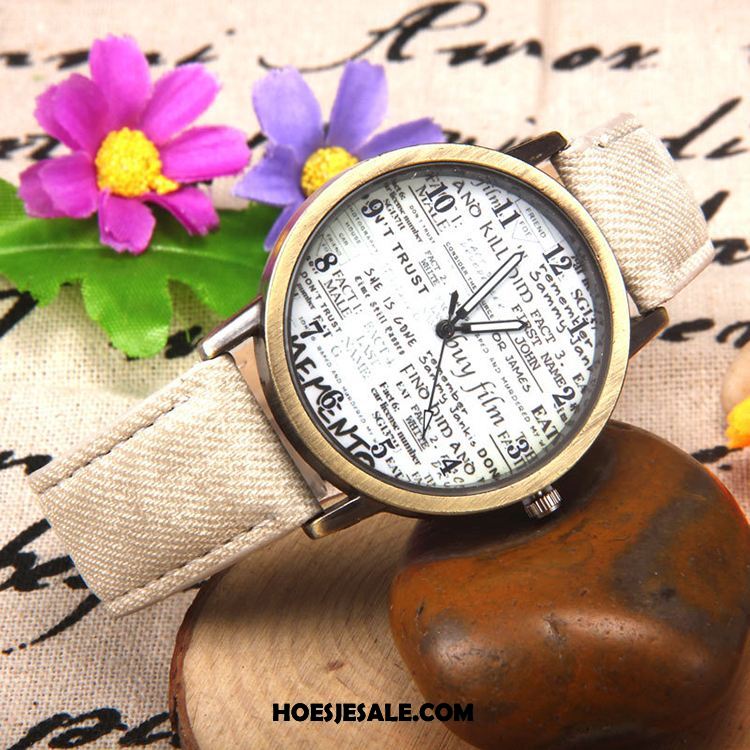 Horloges Dames Vrouwen Horloge Alle Wedstrijden Groen Quartz Horloge Goedkoop