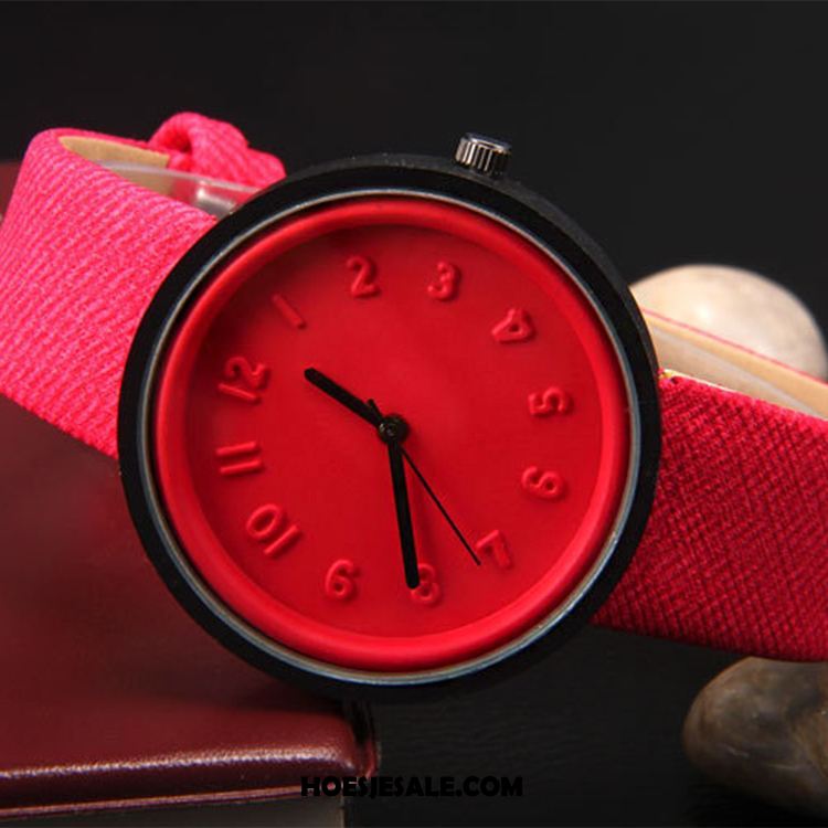 Horloges Dames Vrouwen Nieuw Canvas Scheppend Driedimensionaal Sale