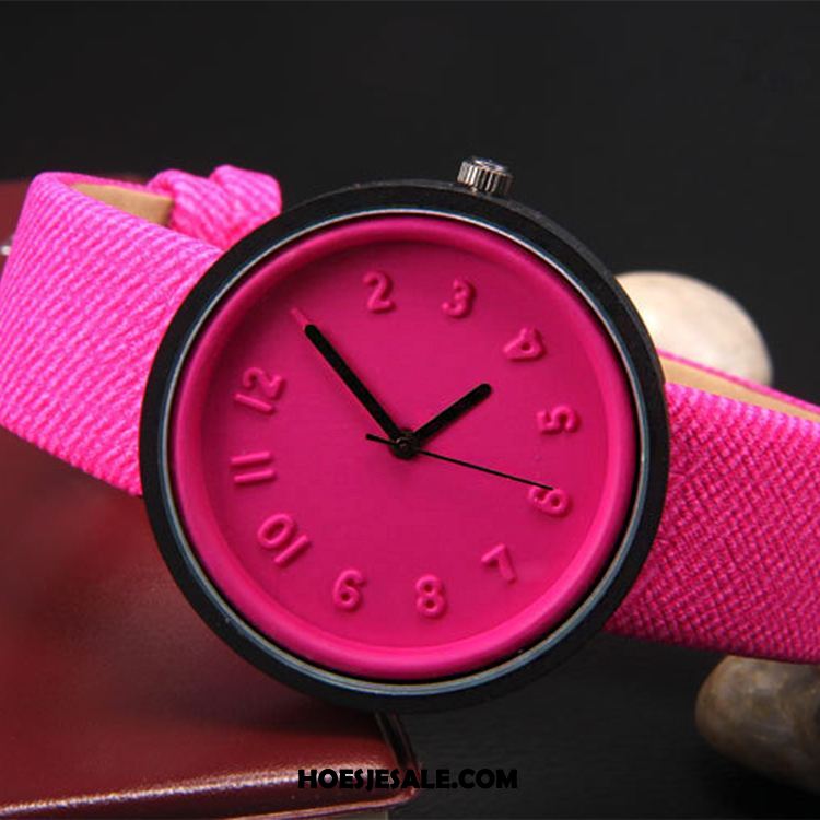 Horloges Dames Vrouwen Nieuw Canvas Scheppend Driedimensionaal Sale