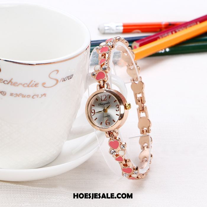 Horloges Dames Vrouwen Purper Armbanden Mode Student Goedkoop