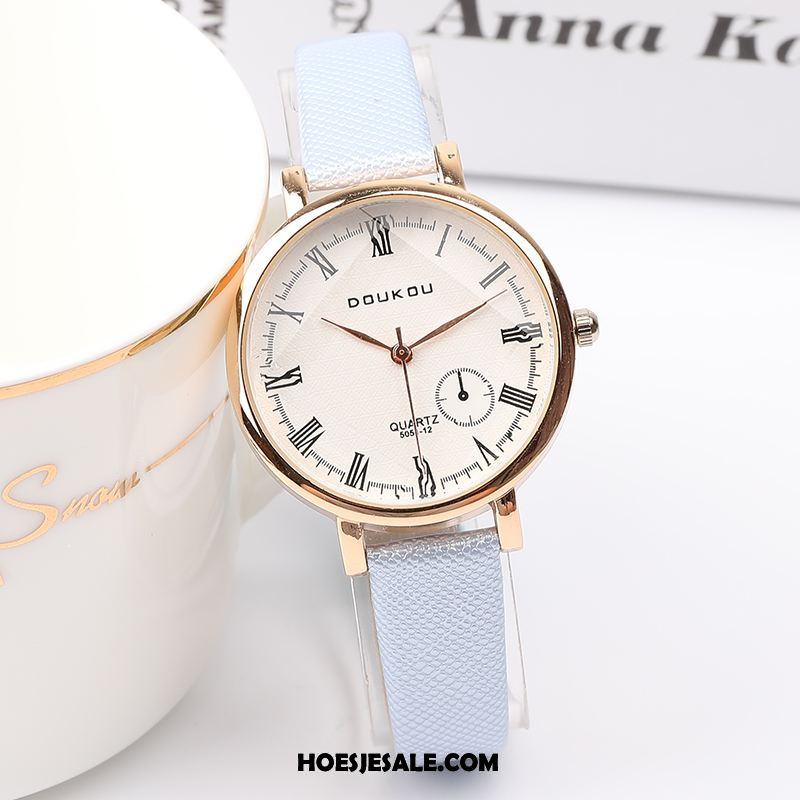 Horloges Dames Waterdicht Eenvoudig Dun Quartz Horloge Kunst Goedkoop