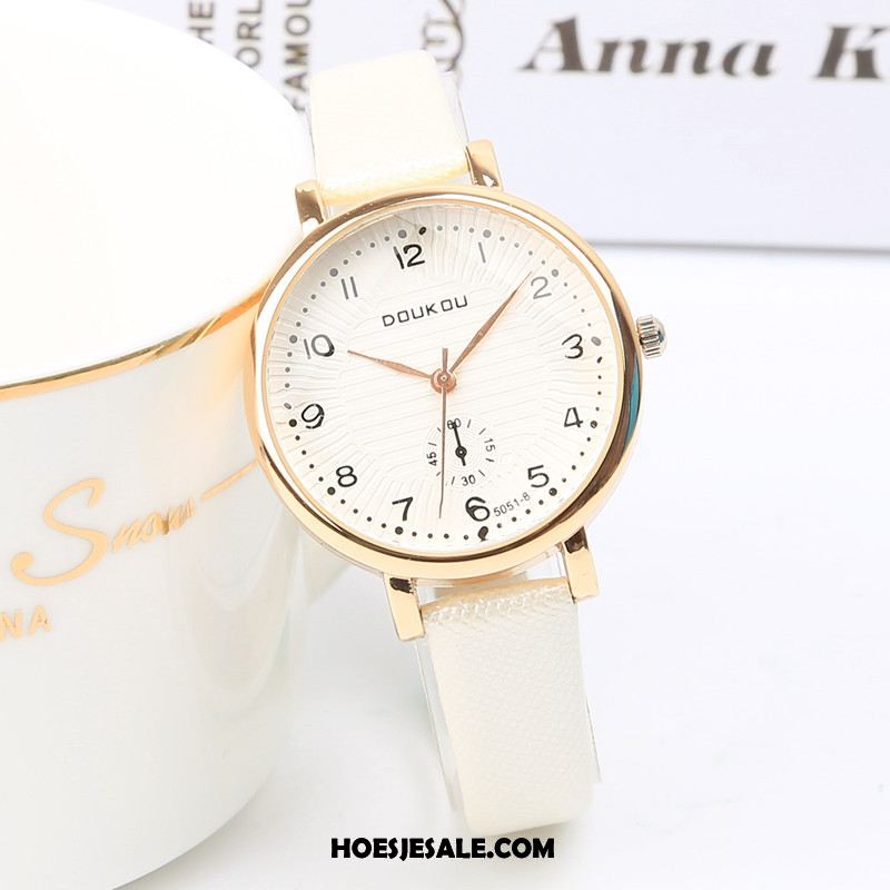 Horloges Dames Waterdicht Eenvoudig Dun Quartz Horloge Kunst Goedkoop