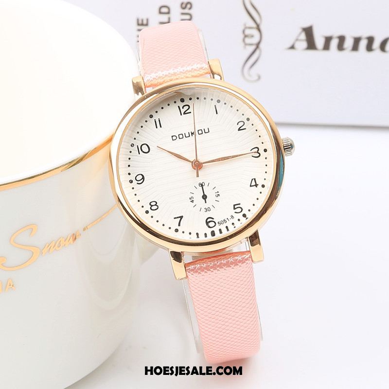 Horloges Dames Waterdicht Eenvoudig Dun Quartz Horloge Kunst Goedkoop