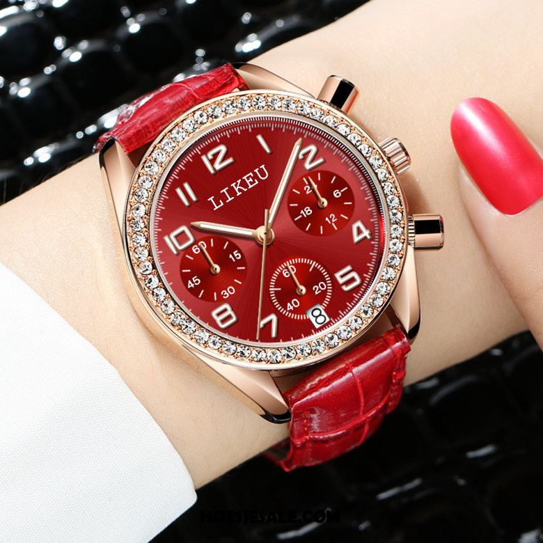 Horloges Dames Waterdicht Vrouwen Student Quartz Horloge Mode Winkel