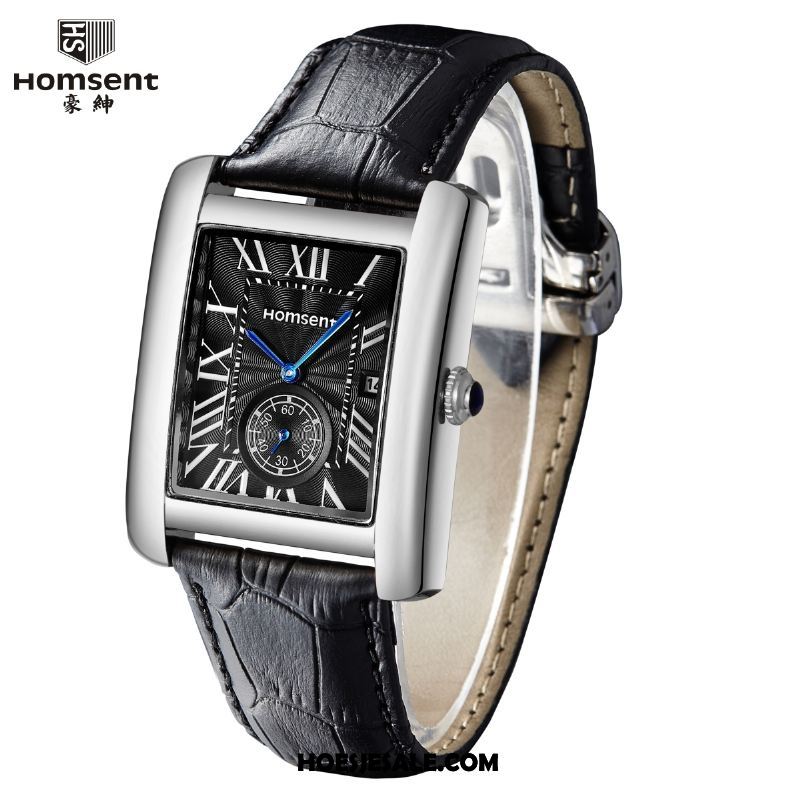 Horloges Heren Horloge Mannen Echt Leer Lovers Quartz Horloge Sale