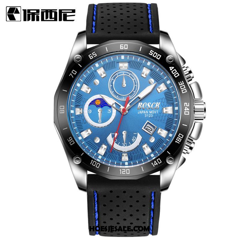 Horloges Heren Kalender Mannen Sport Silicone Horloge Online