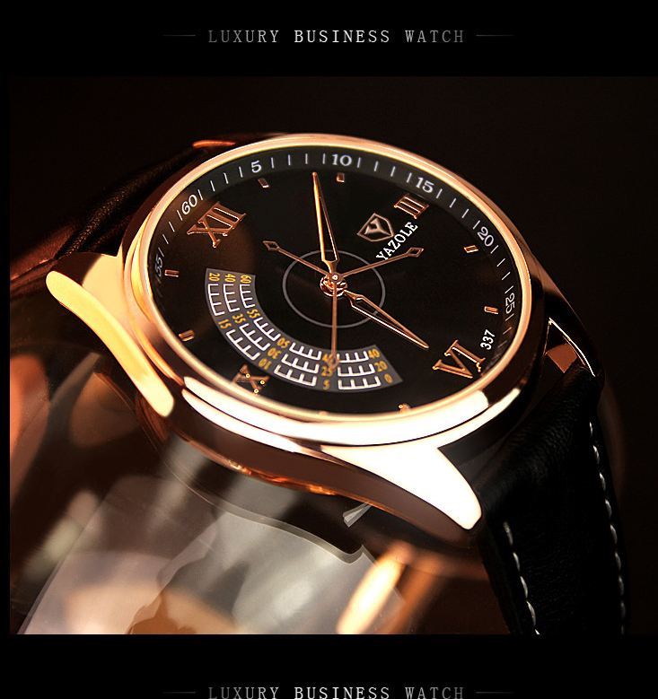 Horloges Heren Mannen Business High End Quartz Horloge Veiligheidsspeld Goedkoop
