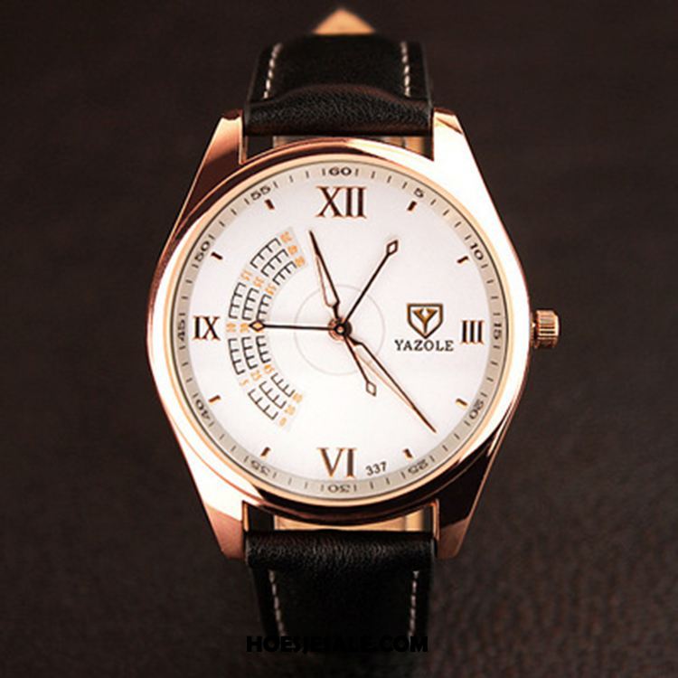 Horloges Heren Mannen Business High End Quartz Horloge Veiligheidsspeld Goedkoop