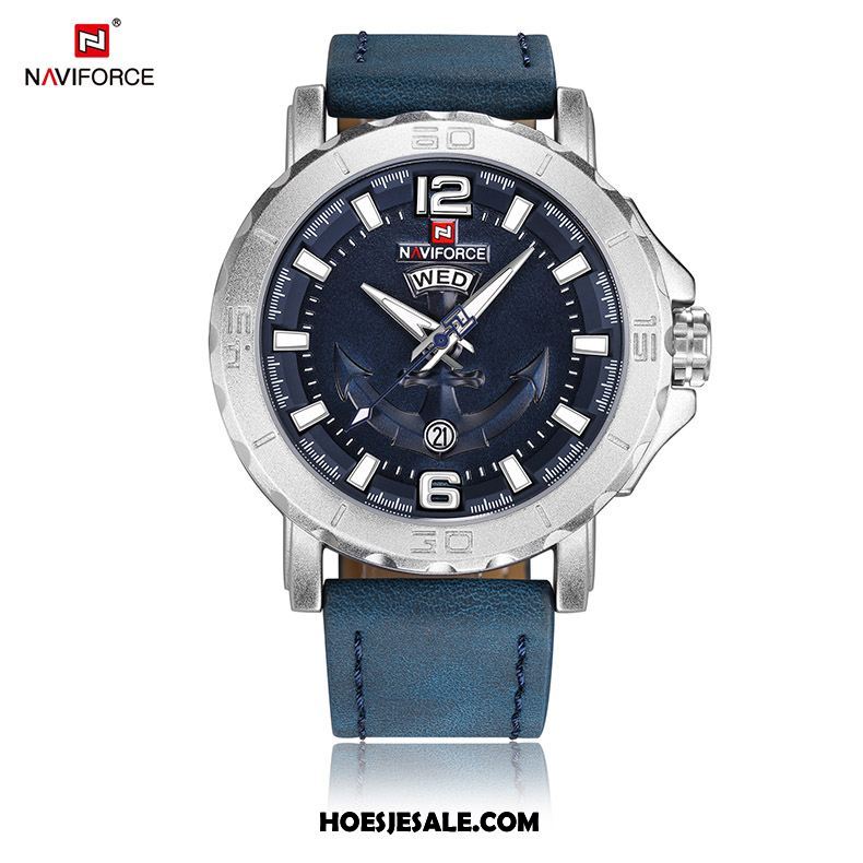 Horloges Heren Mannen Sport Trend Echt Leer Horloge Sale