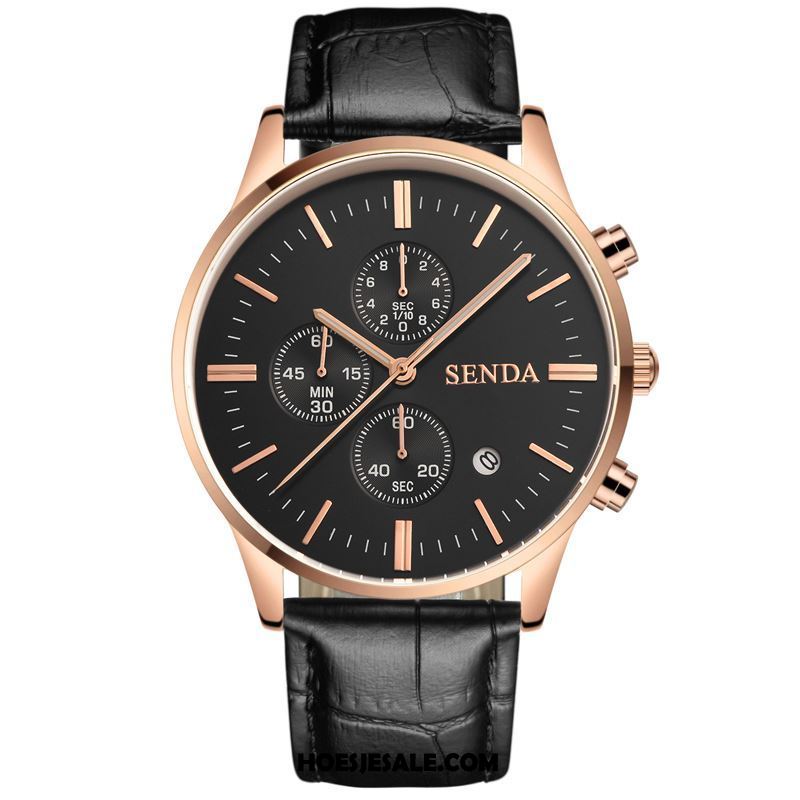 Horloges Heren Quartz Horloge Groot Waterdicht Mannen Trend Online