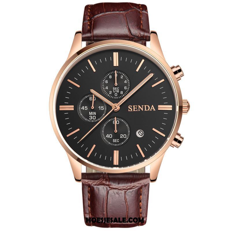 Horloges Heren Quartz Horloge Groot Waterdicht Mannen Trend Online