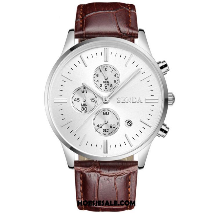 Horloges Heren Quartz Horloge Groot Waterdicht Mannen Trend Online