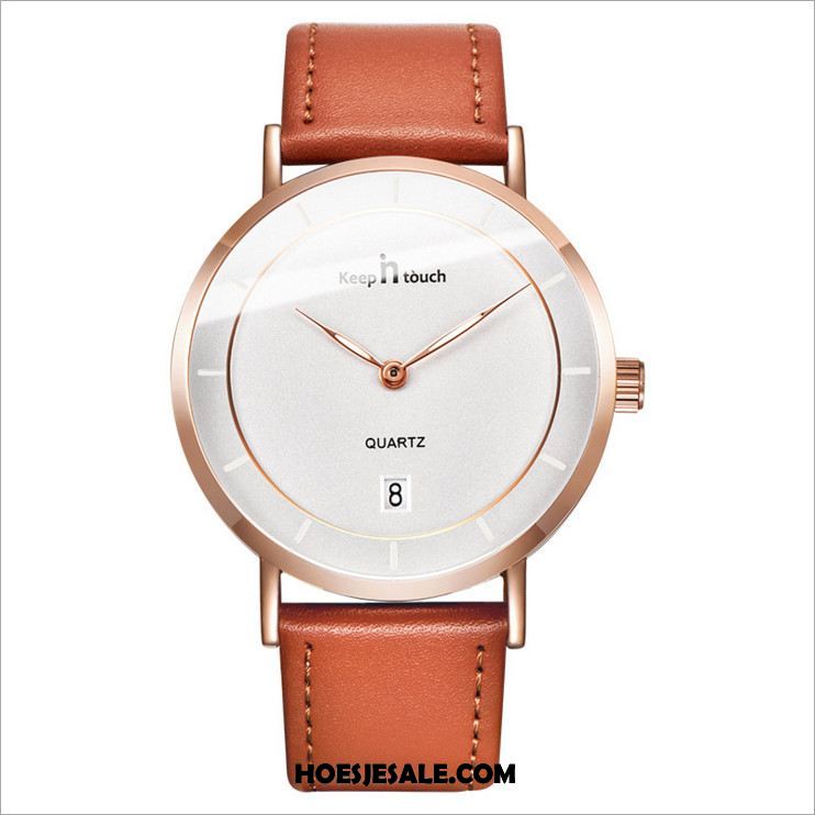 Horloges Heren Quartz Horloge Mode Eenvoudig Waterdicht Casual Sale