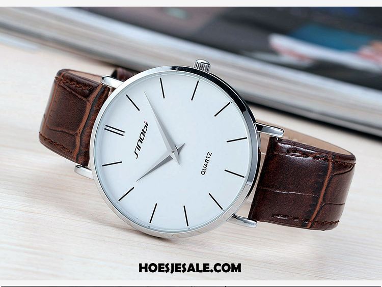 Horloges Heren Trend Horloge Dun Eenvoudig Mannen Online