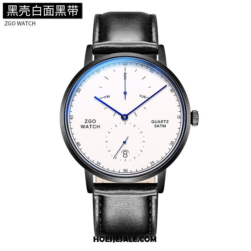 Horloges Heren Trend Waterdicht Quartz Horloge Mesh Student Goedkoop