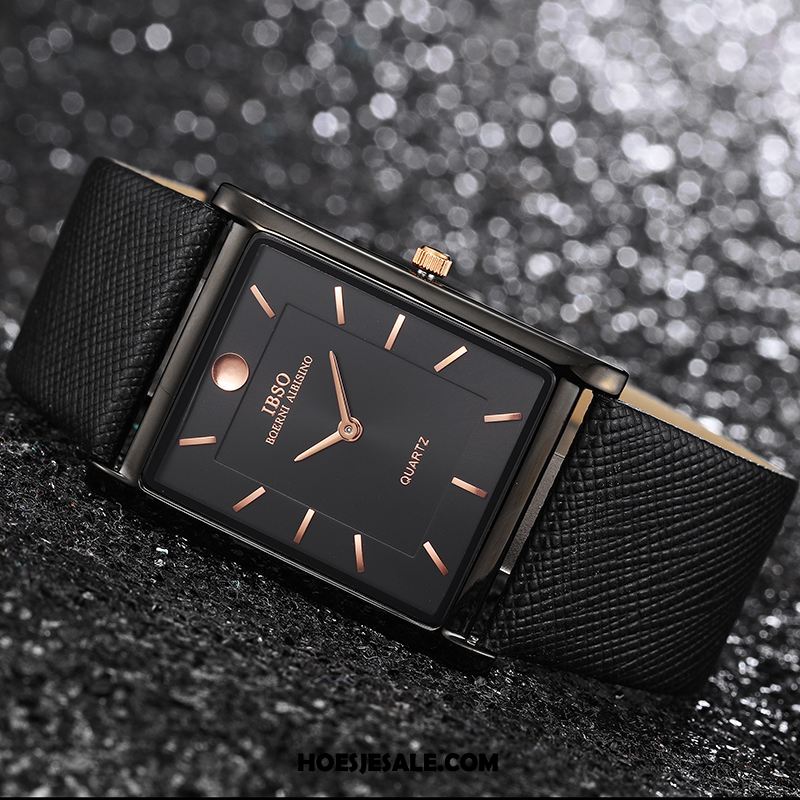 Horloges Heren Vierkante Horloge Business Dun Eenvoudig Goedkoop