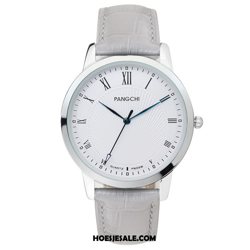 Horloges Heren Vrouwen Student Horloge Mode Dun Goedkoop