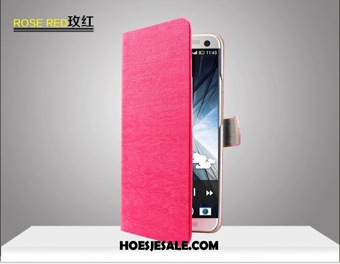 Htc Desire 10 Lifestyle Hoesje Hoes Blauw Folio Leren Etui Bescherming Goedkoop