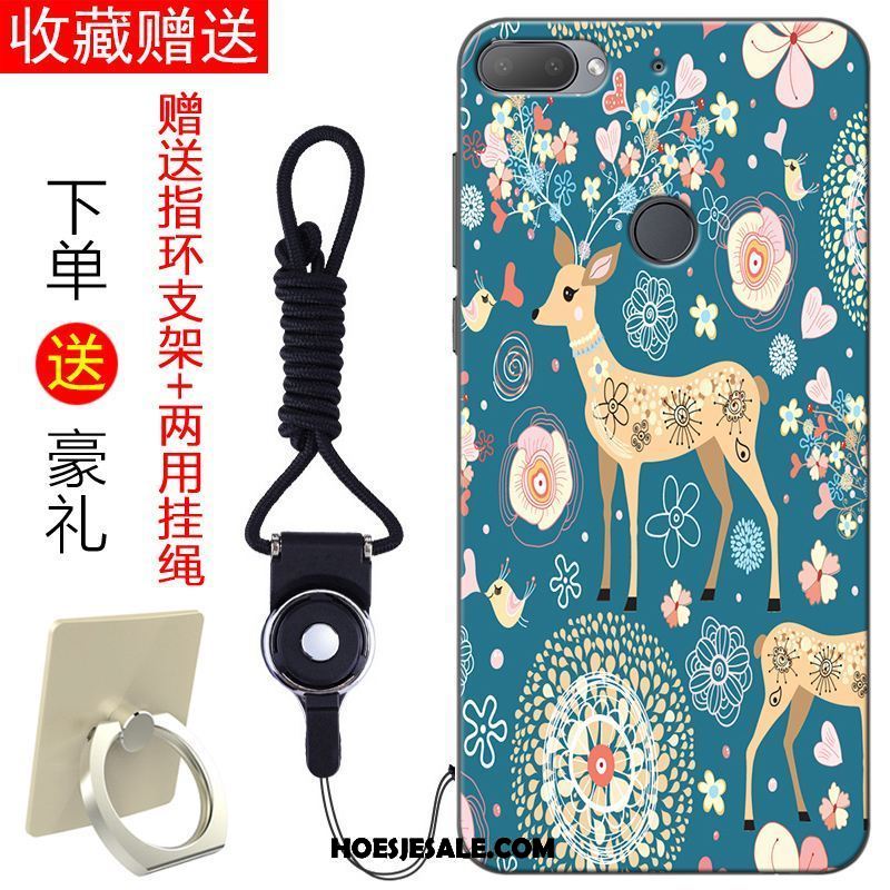 Htc Desire 12+ Hoesje Anti-fall Hoes Kunst Mobiele Telefoon Zacht Online