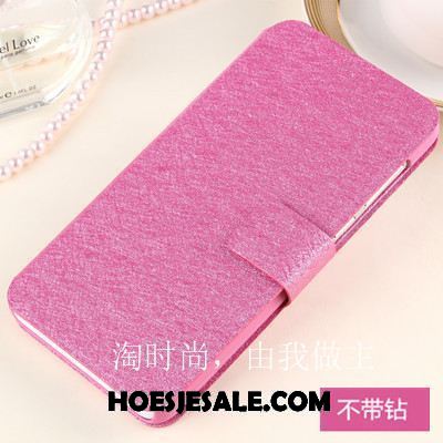 Htc One A9s Hoesje Bescherming Clamshell Rood Mobiele Telefoon Leren Etui Online