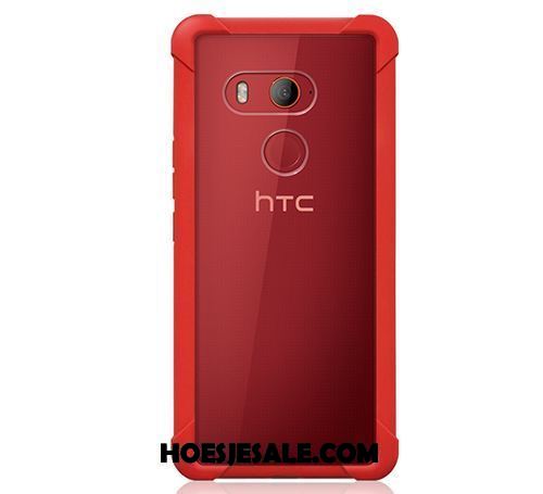 Htc U11+ Hoesje Anti-fall Hoes Zwart Nieuw Bedrijf