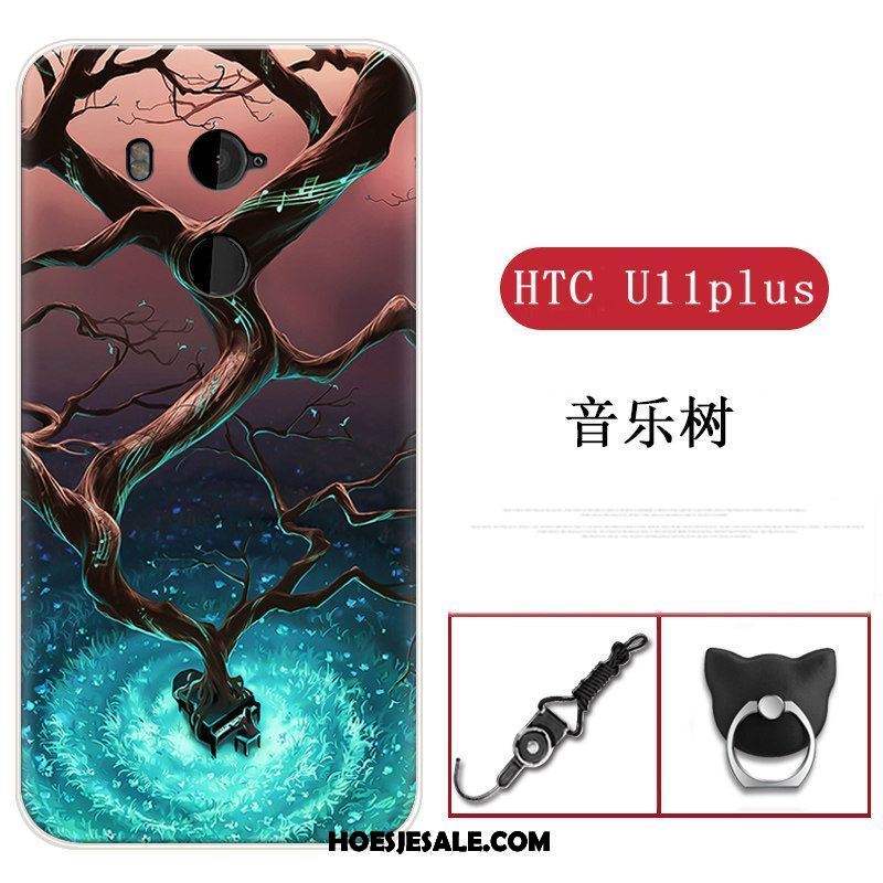 Htc U11+ Hoesje Hoes Anti-fall Bescherming Dun Siliconen Winkel