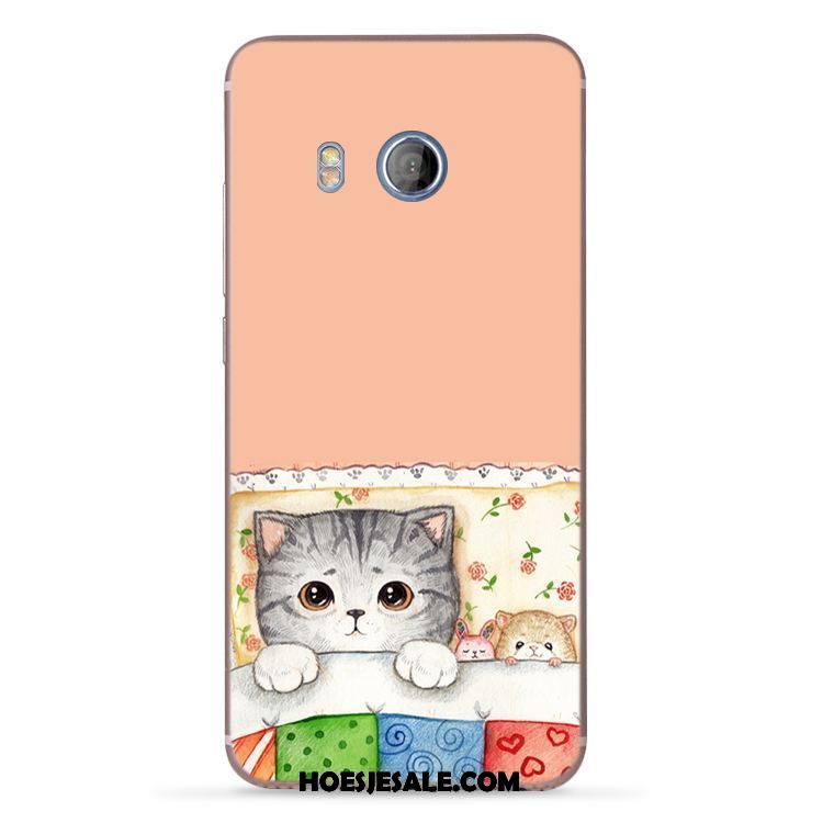 Htc U11 Hoesje Mobiele Telefoon Kat Zoet Hoes Bescherming Goedkoop