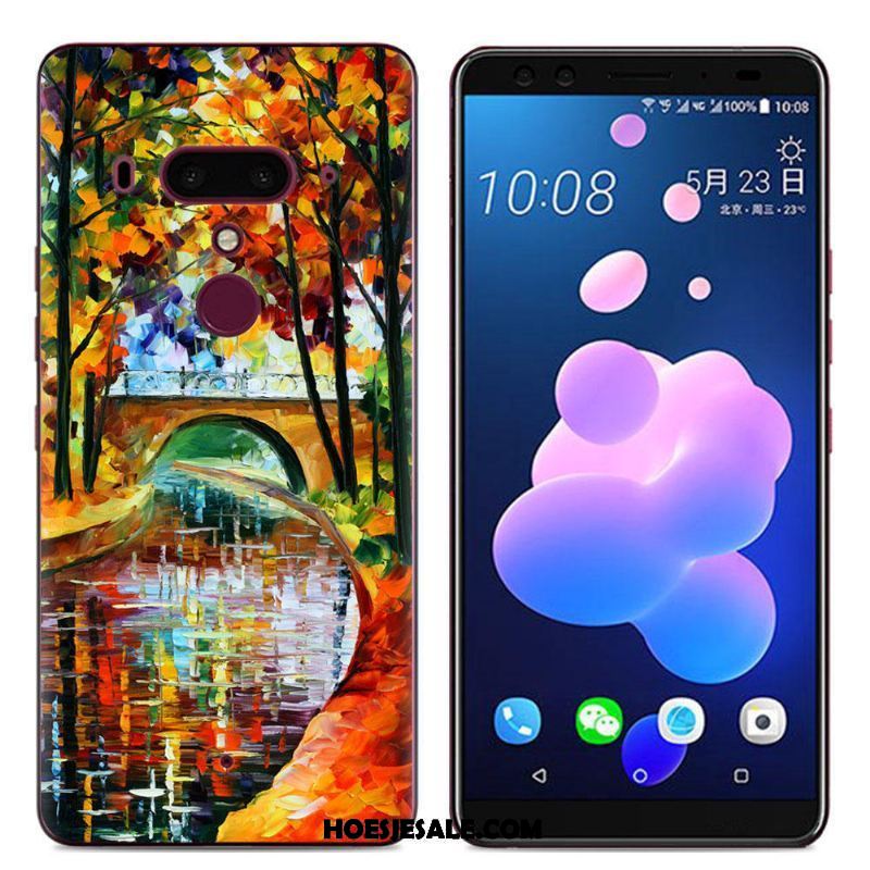 Htc U12+ Hoesje Anti-fall Hoes Hemming Scheppend Bescherming Goedkoop