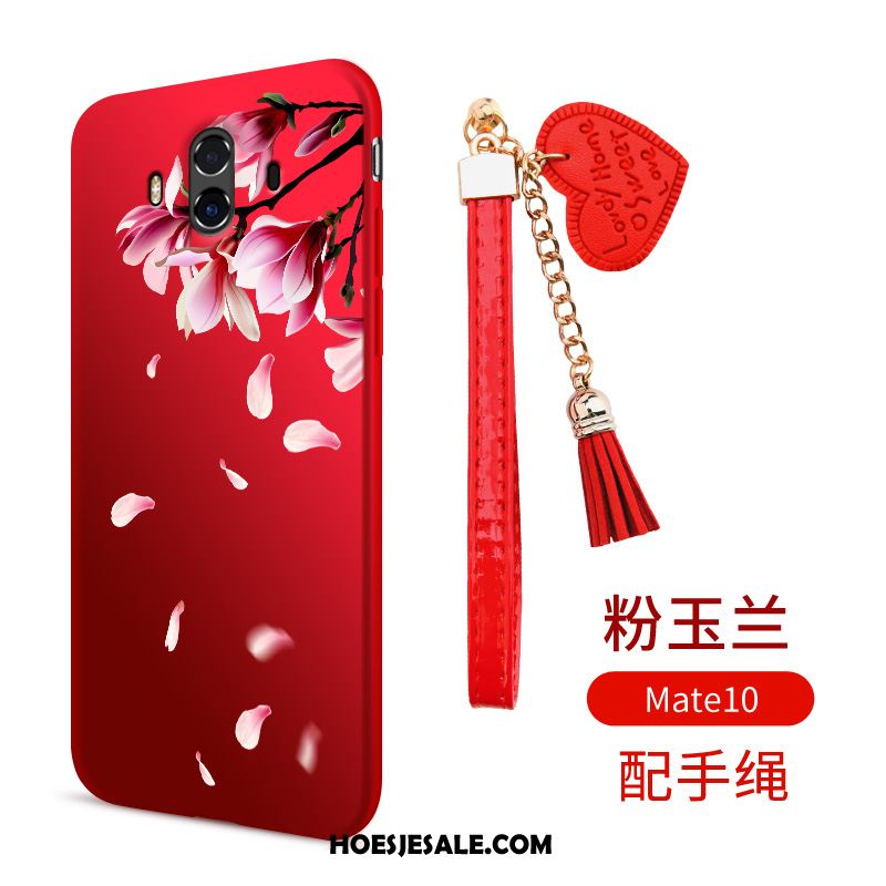 Huawei Mate 10 Hoesje Bescherming Hoes Rood Mobiele Telefoon Kopen