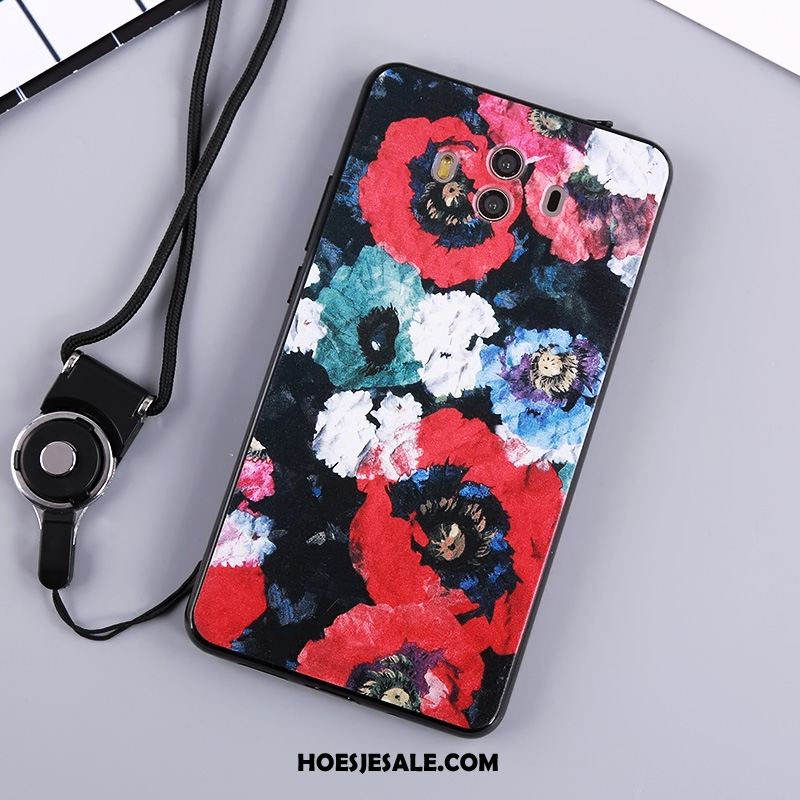 Huawei Mate 10 Hoesje Bloemen Roze Mobiele Telefoon Siliconen Hanger Kopen