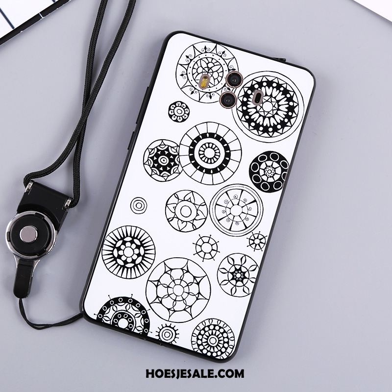 Huawei Mate 10 Hoesje Bloemen Roze Mobiele Telefoon Siliconen Hanger Kopen