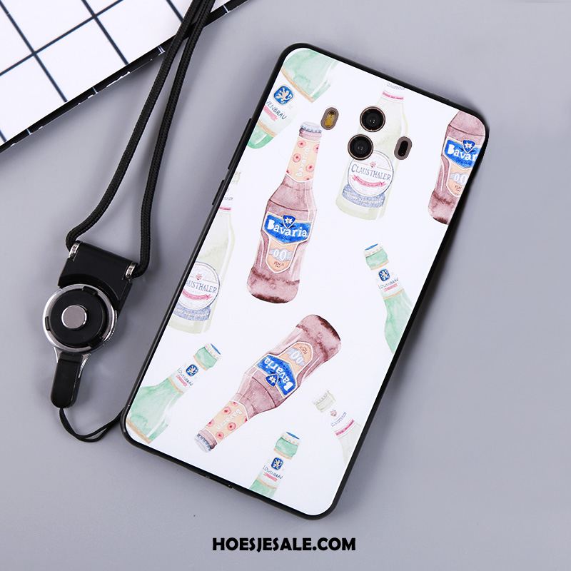 Huawei Mate 10 Hoesje Bloemen Roze Mobiele Telefoon Siliconen Hanger Kopen